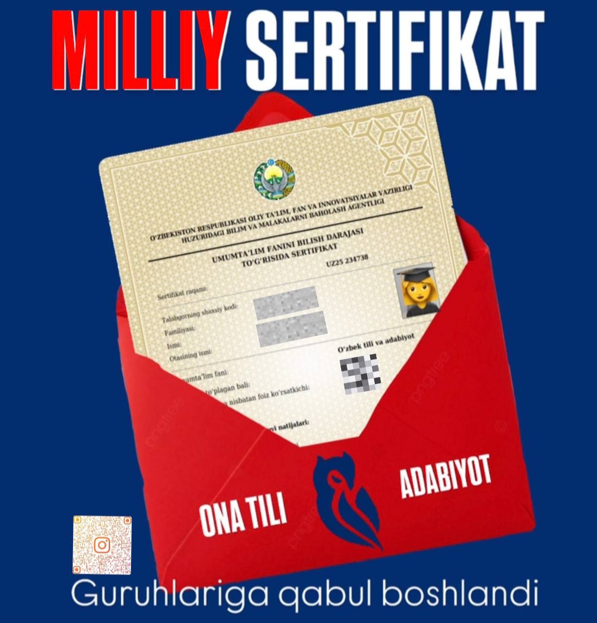 Kuzgi Milliy sertifikat imtihonlari